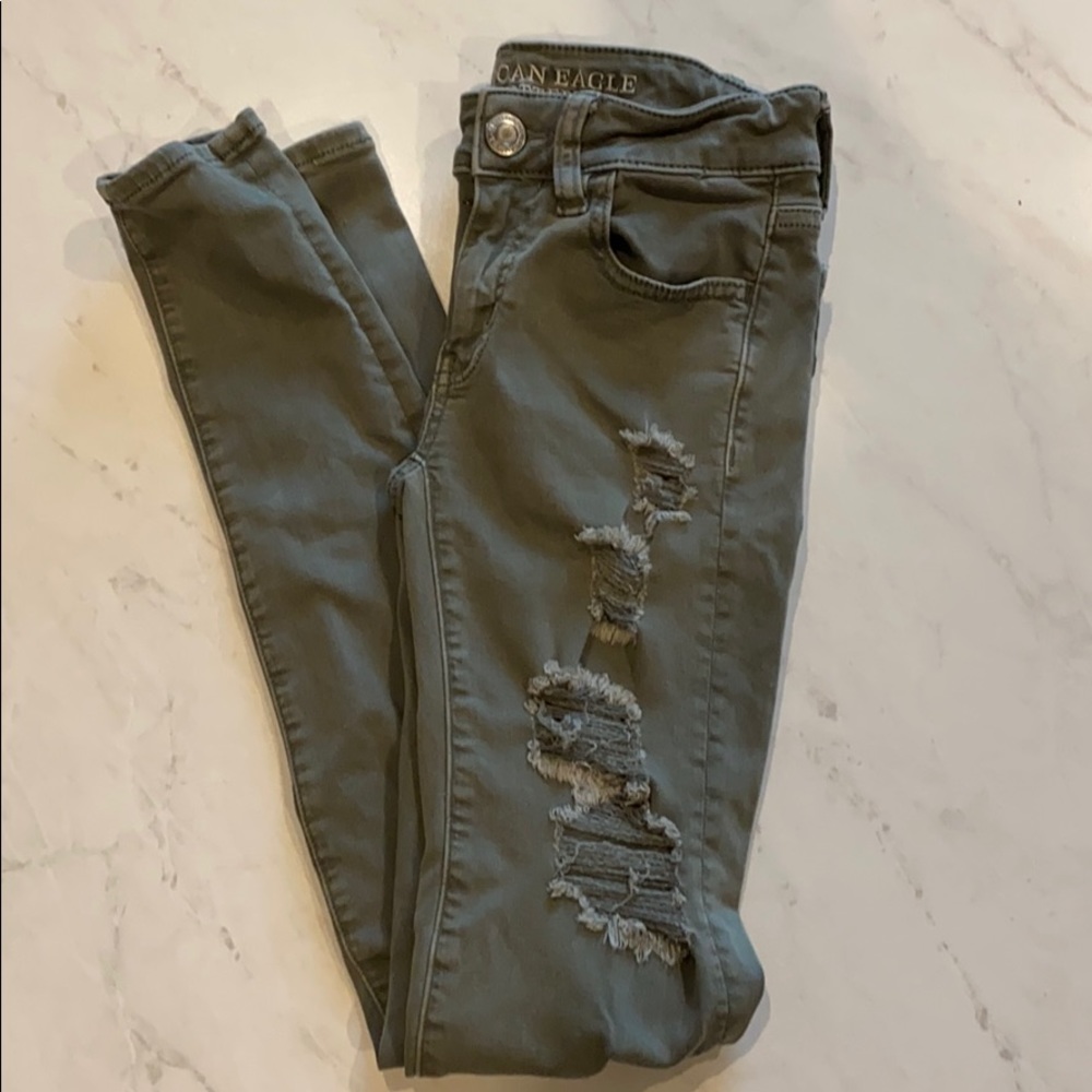 American Eagle Extra Stretch Skinny Jeans Twill